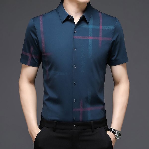 leisure business middle aged fashion stripe shirt 2021 summer new men's short sleeve thin ice silk, White;black
leisure business middle aged fashion stripe shirt 2021 summer new men's short sleeve thin ice silk, White;black