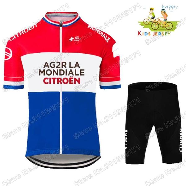 racing sets maillot ag2r kids world netherland 2021 cycling jersey set boys girls clothing children road bike, Black;blue
racing sets maillot ag2r kids world netherland 2021 cycling jersey set boys girls clothing children road bike, Black;blue