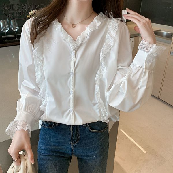 v-neck button office laday shirts spring white blouse women lace long sleeve chiffon shirt casual blusas 13113 210417
v-neck button office laday shirts spring white blouse women lace long sleeve chiffon shirt casual blusas 13113 210417