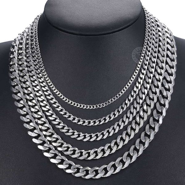 curb cuban mens necklace chain gold black silver color stainless steel necklaces for men fashion jewelry 3/5/7/9/11mm dknm07
curb cuban mens necklace chain gold black silver color stainless steel necklaces for men fashion jewelry 3/5/7/9/11mm dknm07
