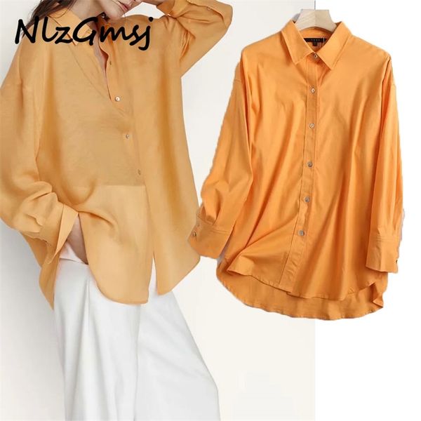 women shirts blouses spring loose linen long sleeve buttons casual clothing oversized female 05 210628, White
women shirts blouses spring loose linen long sleeve buttons casual clothing oversized female 05 210628, White