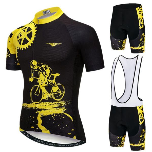 racing sets weimostar men's cycling jersey set summer mountain bike clothes breathable bicycle clothing suit short sleeve wear kits, Black;blue
racing sets weimostar men's cycling jersey set summer mountain bike clothes breathable bicycle clothing suit short sleeve wear kits, Black;blue