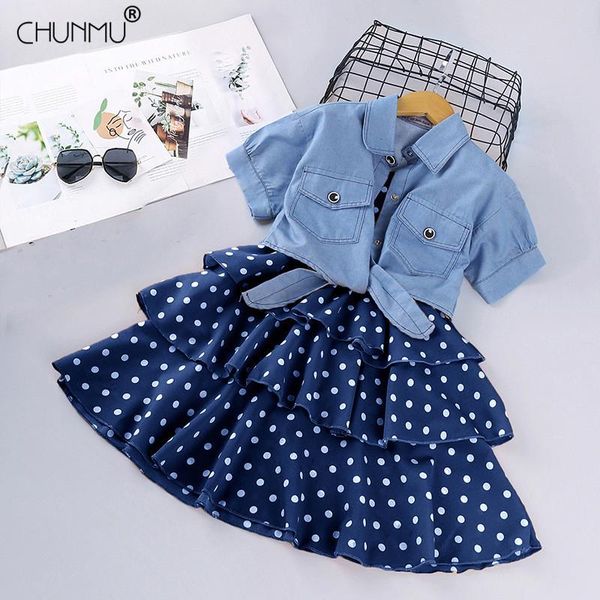girl's dresses summer girls clothes fashion children's short sleeve denim jacket +polka dot tutu dress 2 pcs suit kids 3-12 years, Red;yellow
girl's dresses summer girls clothes fashion children's short sleeve denim jacket +polka dot tutu dress 2 pcs suit kids 3-12 years, Red;yellow
