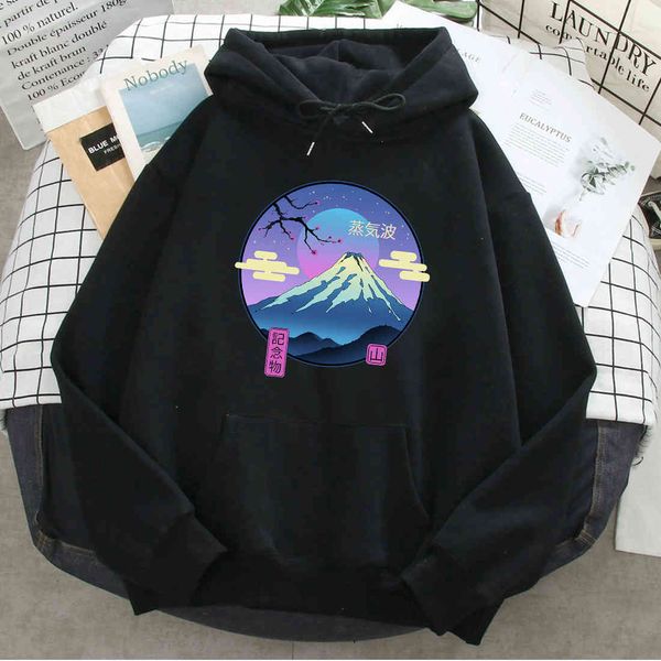 wave men's and women's hooded sweatshirts, long sved street cloth, with pockets and wave print, harajuku style, wool, autumn, Black
wave men's and women's hooded sweatshirts, long sved street cloth, with pockets and wave print, harajuku style, wool, autumn, Black