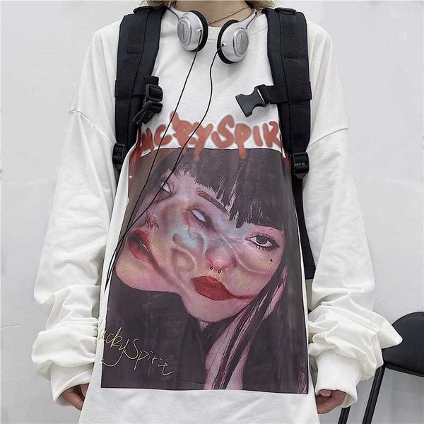 autumn fashion punk harajuku letter plus size tees print loose female long-sleeved hip-hop o-neck couple vintage casual t-shirt 210608, Black
autumn fashion punk harajuku letter plus size tees print loose female long-sleeved hip-hop o-neck couple vintage casual t-shirt 210608, Black