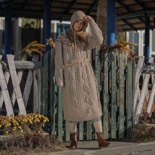 casual dresses winter fall women vintage thick warm wool knitted mori girls handmade embroidery oversize pullover sweater zt66, Black;gray
casual dresses winter fall women vintage thick warm wool knitted mori girls handmade embroidery oversize pullover sweater zt66, Black;gray