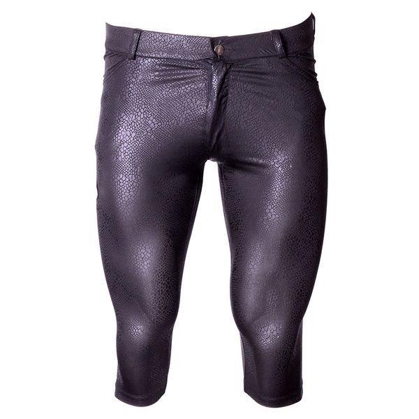 men snake shiny capri thin high elasticity pirate shorts half tight pants u convex pouch leggings dance gay wear plus size, Black;white
men snake shiny capri thin high elasticity pirate shorts half tight pants u convex pouch leggings dance gay wear plus size, Black;white
