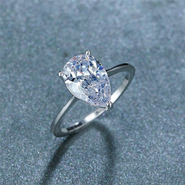 wedding rings classic female white zircon stone ring simple silver color thin dainty water drop engagement for women, Slivery;golden
wedding rings classic female white zircon stone ring simple silver color thin dainty water drop engagement for women, Slivery;golden