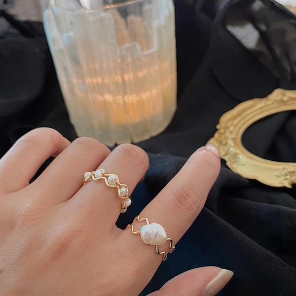 wedding rings chic geometric braided natural pearl metal open adjustable for women ring jewelry exquisite gift, Slivery;golden
wedding rings chic geometric braided natural pearl metal open adjustable for women ring jewelry exquisite gift, Slivery;golden