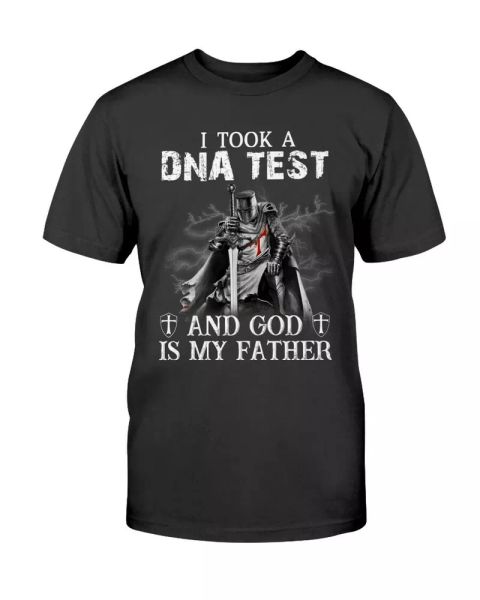 christian knight templar t-shirt warrior of god is my father funny dna tee gifts, White;black
christian knight templar t-shirt warrior of god is my father funny dna tee gifts, White;black