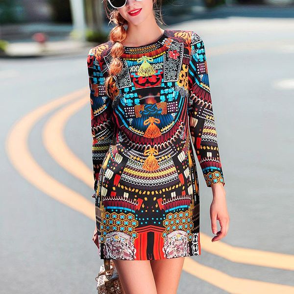 casual dresses europe and the united states ladies' bag hip dress 2021 fall restoring ancient ways round neck long sleeve printing, Black;gray
casual dresses europe and the united states ladies' bag hip dress 2021 fall restoring ancient ways round neck long sleeve printing, Black;gray