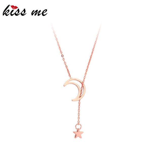 pendant necklaces kissme special design nested rose gold color brass moon star necklace for women gifts 2021 fashion jewelry wholesale, Silver
pendant necklaces kissme special design nested rose gold color brass moon star necklace for women gifts 2021 fashion jewelry wholesale, Silver