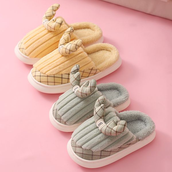 cotton slippers female lovely winter home indoor plush thick bottom parent-child warm plush autumn and antler cotton, Black
cotton slippers female lovely winter home indoor plush thick bottom parent-child warm plush autumn and antler cotton, Black