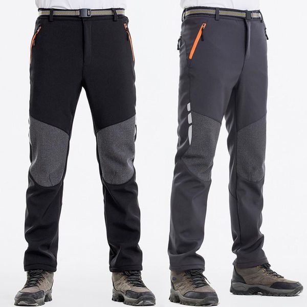 casual skiing pants men winter men's fleece trousers reflective waterproof trekking outdoor warm softshell thicken, Black
casual skiing pants men winter men's fleece trousers reflective waterproof trekking outdoor warm softshell thicken, Black