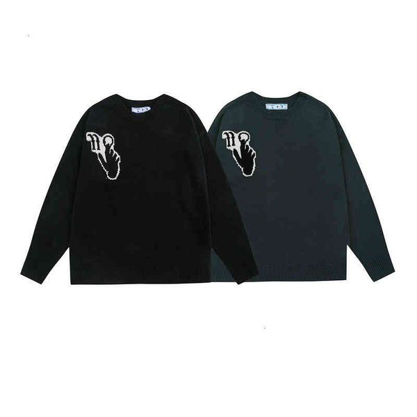 high tide quality off brand white new basic loose knitting casual men's and women's round neck sweater batch, Black
high tide quality off brand white new basic loose knitting casual men's and women's round neck sweater batch, Black