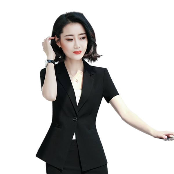 women's suits & blazers woman short sleeve suit jacket office ladies work black blue formal summer slim fit jackets women, White;black
women's suits & blazers woman short sleeve suit jacket office ladies work black blue formal summer slim fit jackets women, White;black