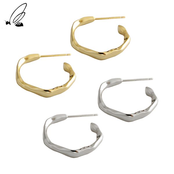 s'steel korean 925 sterling silver simple irregular stud earrings for women's luxury earing gothic 2021 trend fine jewellery, Golden
s'steel korean 925 sterling silver simple irregular stud earrings for women's luxury earing gothic 2021 trend fine jewellery, Golden