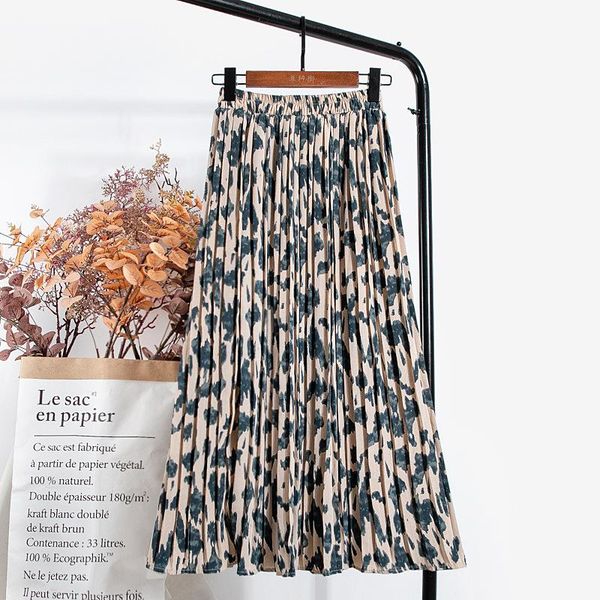 skirts leopard print pleated skirt women a-line high waist retro casual chiffon midi female slim all-match bottoms summer beach, Black
skirts leopard print pleated skirt women a-line high waist retro casual chiffon midi female slim all-match bottoms summer beach, Black