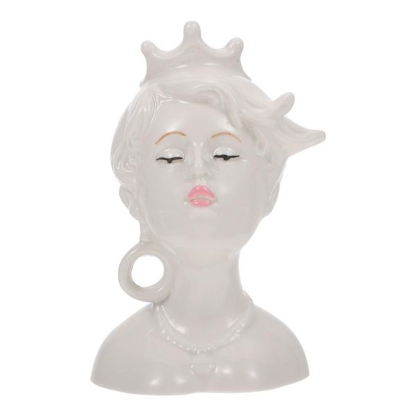 vases creative ceramic craft vase face modeling human