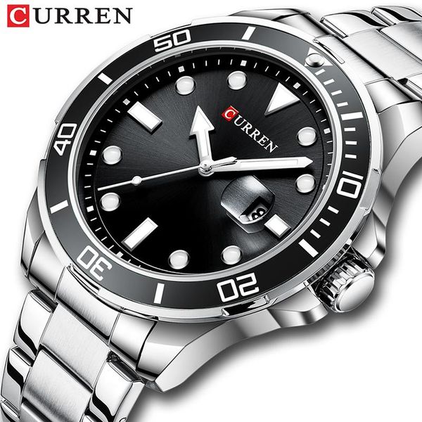 wristwatches curren fashion diver watch men waterproof date clock sport watches mens quartz wristwatch relogio masculino, Slivery;brown
wristwatches curren fashion diver watch men waterproof date clock sport watches mens quartz wristwatch relogio masculino, Slivery;brown
