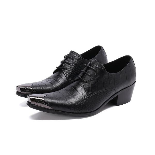 shoes for men with high heels genuine leather black oxford steel pointed toe wedding male dress shoe sapato social
shoes for men with high heels genuine leather black oxford steel pointed toe wedding male dress shoe sapato social