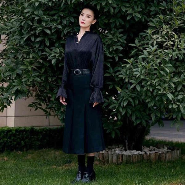 skirt mode 2021 female spring vintage high-quality burnt suits , seat belt leave office pieces together, Black
skirt mode 2021 female spring vintage high-quality burnt suits , seat belt leave office pieces together, Black