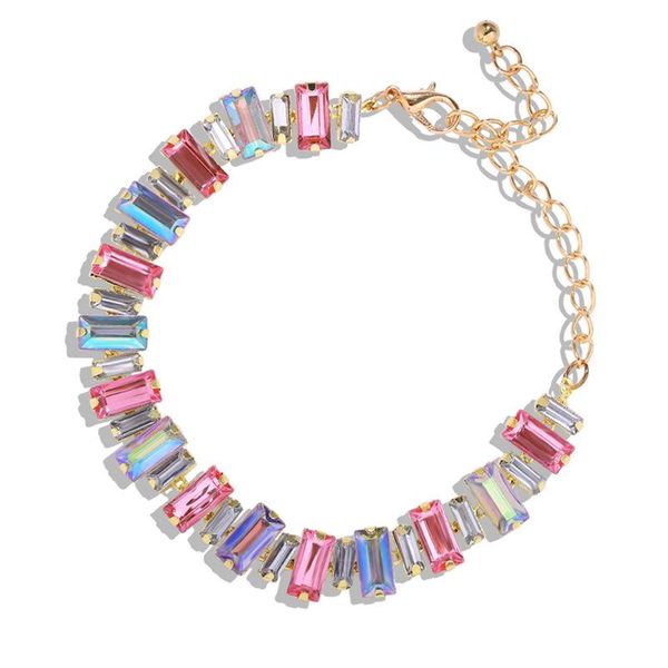 charm bracelets exquisite rainbow shiny crystal inlaid lady bridal bracelet engagement wedding jewelry women dazzling cz fashion, Golden;silver
charm bracelets exquisite rainbow shiny crystal inlaid lady bridal bracelet engagement wedding jewelry women dazzling cz fashion, Golden;silver
