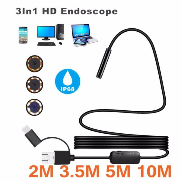 micro usb type-c 3-in-1 computer endoscope borescope tube waterproof inspection 1200p video camera for android ip cameras
micro usb type-c 3-in-1 computer endoscope borescope tube waterproof inspection 1200p video camera for android ip cameras