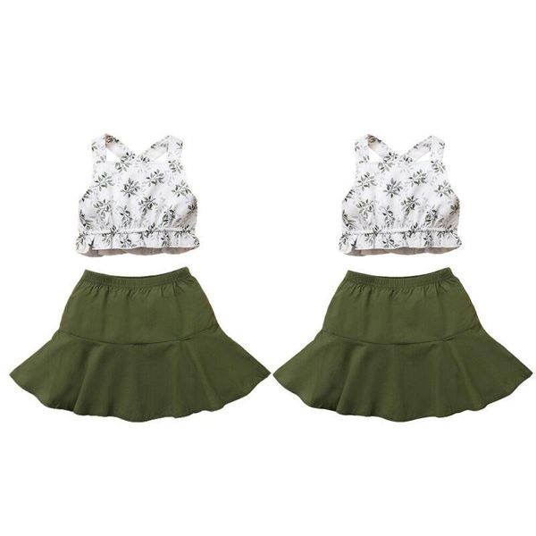 clothing sets toddler baby kids girls cropped tank skirt set casual summer outfits clothes, White
clothing sets toddler baby kids girls cropped tank skirt set casual summer outfits clothes, White