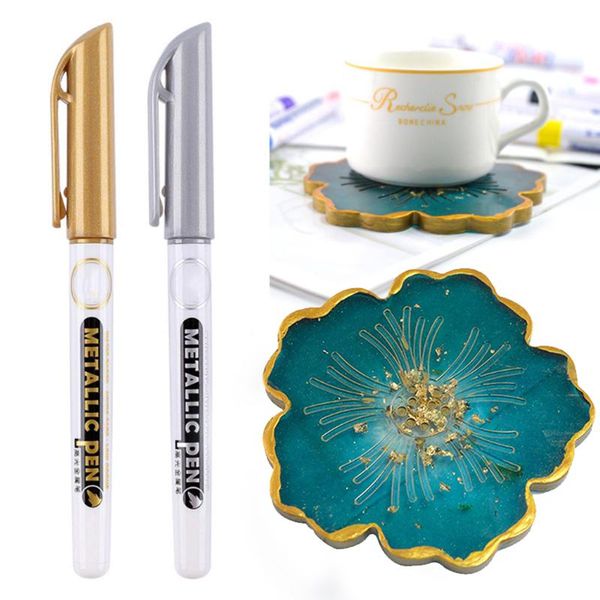 craft tools 2pcs gold silver epoxy resin drawing pen leafing point marker acrylic paint highlights metallic permanent
craft tools 2pcs gold silver epoxy resin drawing pen leafing point marker acrylic paint highlights metallic permanent