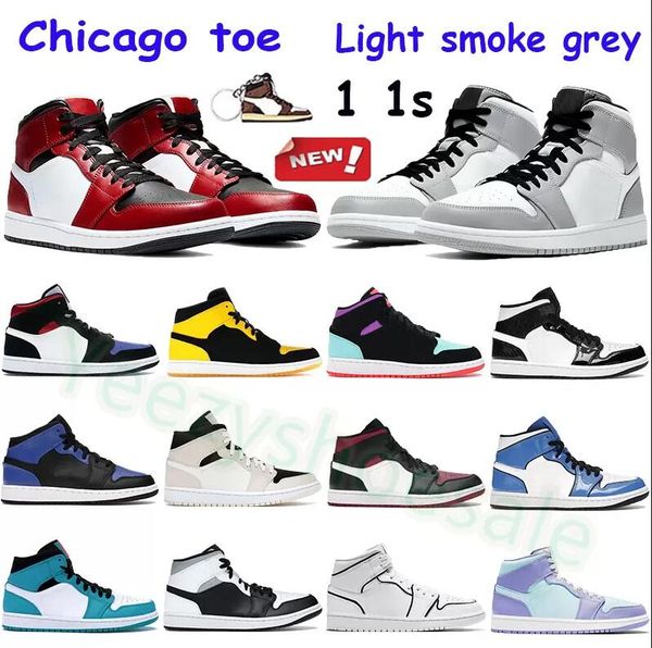 1 1s mid basketball shoes light smoke grey chicago toe carbon fiber barely orange signal blue white black hyper royal men women sports sneak
1 1s mid basketball shoes light smoke grey chicago toe carbon fiber barely orange signal blue white black hyper royal men women sports sneak
