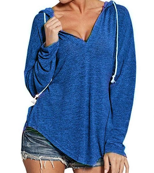 women's hoodies & sweatshirts manubeau women casual solid color ladies winter autumn v-neck sweatshirt long sleeve loose jumper pu, Black
women's hoodies & sweatshirts manubeau women casual solid color ladies winter autumn v-neck sweatshirt long sleeve loose jumper pu, Black