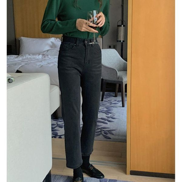 women's jeans high-waisted straight-leg women 2021 early autumn korean version black pants loose and thin cotton cropped trousers, Blue
women's jeans high-waisted straight-leg women 2021 early autumn korean version black pants loose and thin cotton cropped trousers, Blue