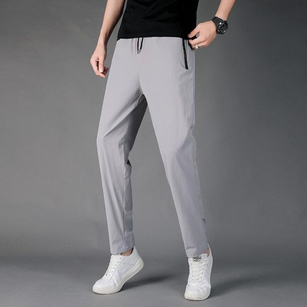 men's pants summer and autumn thin fashion casual loose versatile korean slim fit elastic solid color small, Black
men's pants summer and autumn thin fashion casual loose versatile korean slim fit elastic solid color small, Black