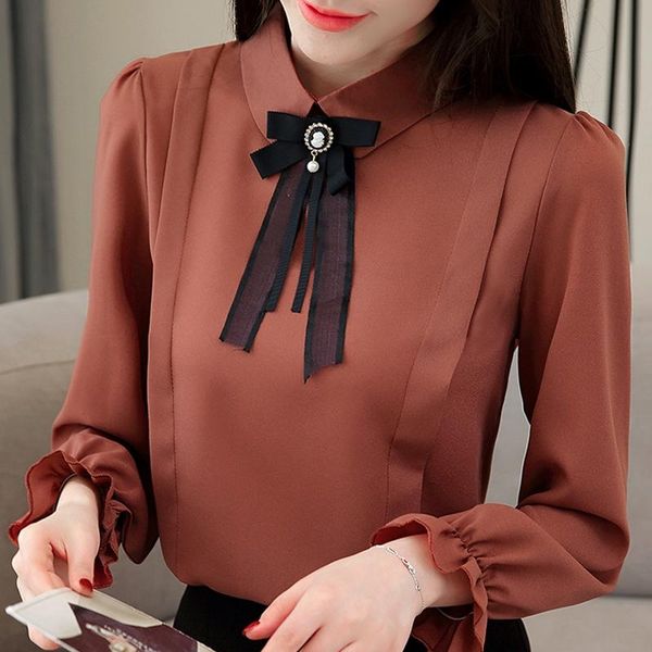 fashion spring women blouses 2021 long sleeve shirts chiffon blouse shirt plus size and women's &, White
fashion spring women blouses 2021 long sleeve shirts chiffon blouse shirt plus size and women's &, White