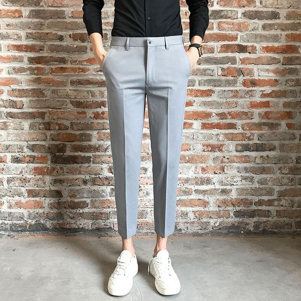 men's suits & blazers 2021 spring summer slim formal trousers loose straight suit pants feet korean version of the trend 42, White;black
men's suits & blazers 2021 spring summer slim formal trousers loose straight suit pants feet korean version of the trend 42, White;black