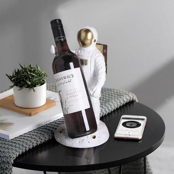 tablewine racks nordic resin astronaut statue holder home decoration space man ornaments red bottle rack support storage decor
tablewine racks nordic resin astronaut statue holder home decoration space man ornaments red bottle rack support storage decor