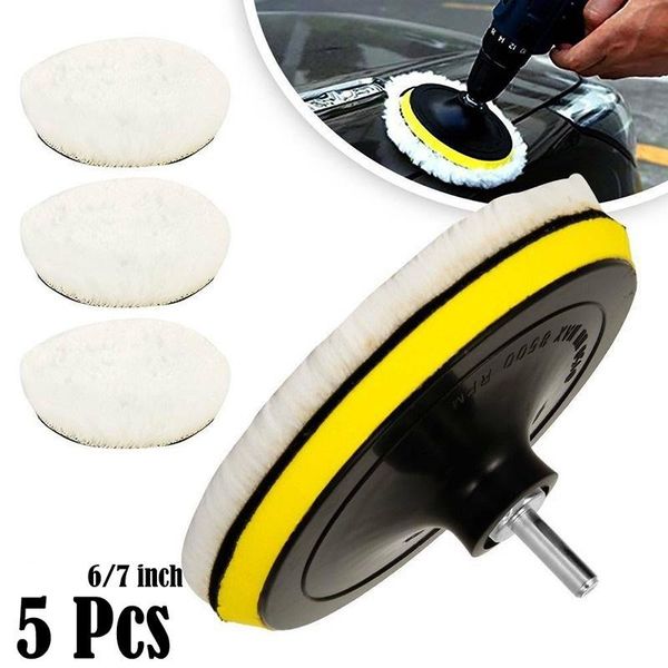 car headlights universal 5pcs polish buffer 6/7 inch for m14/m16 soft woll machine waxing polisher pad body polishing cleaning products
car headlights universal 5pcs polish buffer 6/7 inch for m14/m16 soft woll machine waxing polisher pad body polishing cleaning products