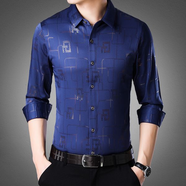 2021 spring and autumn long sleeve shirt korean casual men's slim print shirt men's wear, Black
2021 spring and autumn long sleeve shirt korean casual men's slim print shirt men's wear, Black