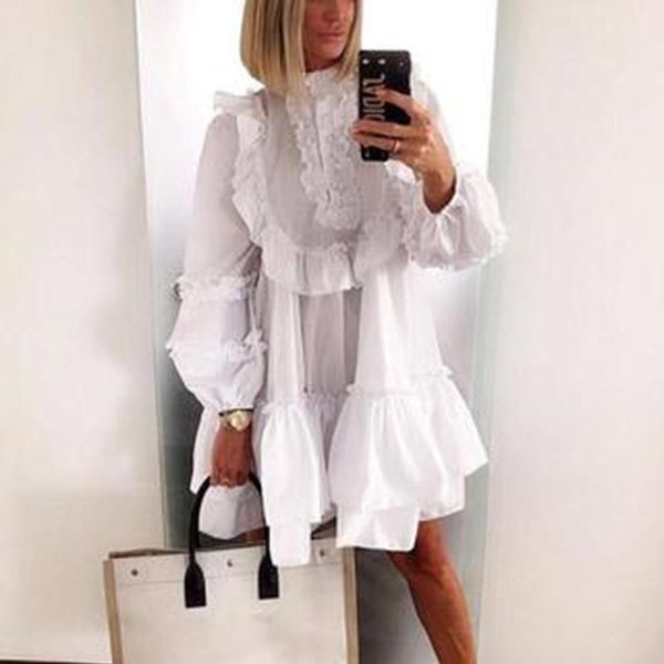 casual dresses beading woman dress autumn solid ruffles long sleeve lantern a-line mini for women 2021 robe, Black;gray
casual dresses beading woman dress autumn solid ruffles long sleeve lantern a-line mini for women 2021 robe, Black;gray