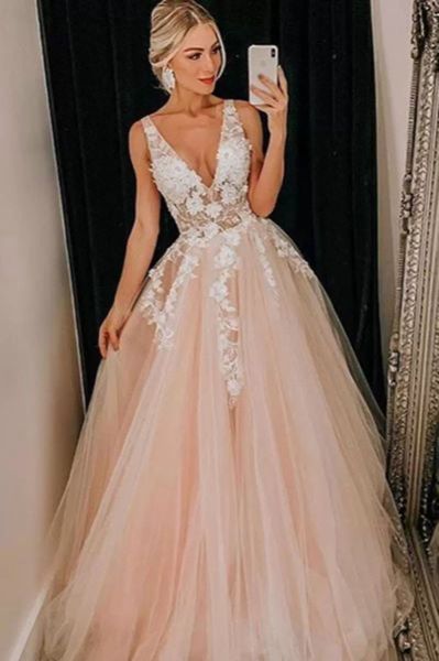 blush pink prom dresses with 3d floral lace applique v neck strpas 2022 floor length tulle custom made evening party gowns formal occasion w, Black
blush pink prom dresses with 3d floral lace applique v neck strpas 2022 floor length tulle custom made evening party gowns formal occasion w, Black