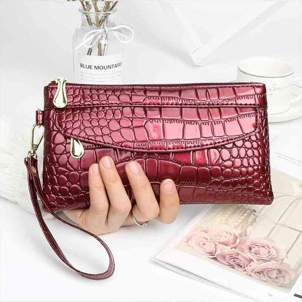 women bag black pu clutch long casual wallet litchi grain coin purse female wrist zipper phone pocket credit card holder, Red;black
women bag black pu clutch long casual wallet litchi grain coin purse female wrist zipper phone pocket credit card holder, Red;black