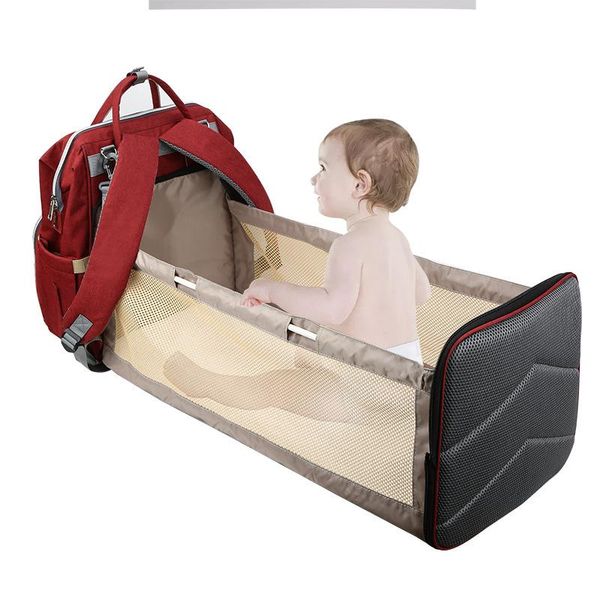 large capacity diaper bag backpack multifunctional baby bed bags maternity nursing handbag stroller folding crib mummy 
large capacity diaper bag backpack multifunctional baby bed bags maternity nursing handbag stroller folding crib mummy
