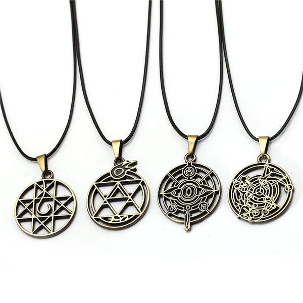 anime fullmetal alchemist edward elric necklace metal magic circle pendant round logo kolye for men gift choker colar rope chain necklaces, Silver
anime fullmetal alchemist edward elric necklace metal magic circle pendant round logo kolye for men gift choker colar rope chain necklaces, Silver