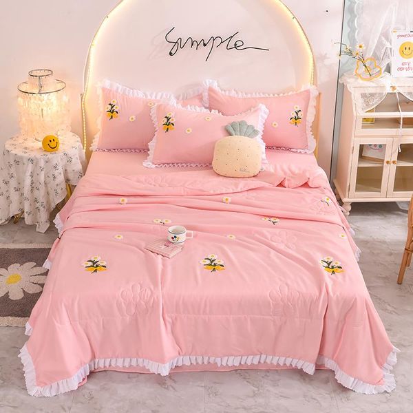 comforters & sets pure color lace summer quilt bedspread double bed 150 flower compressive thin blanket, king size
comforters & sets pure color lace summer quilt bedspread double bed 150 flower compressive thin blanket, king size