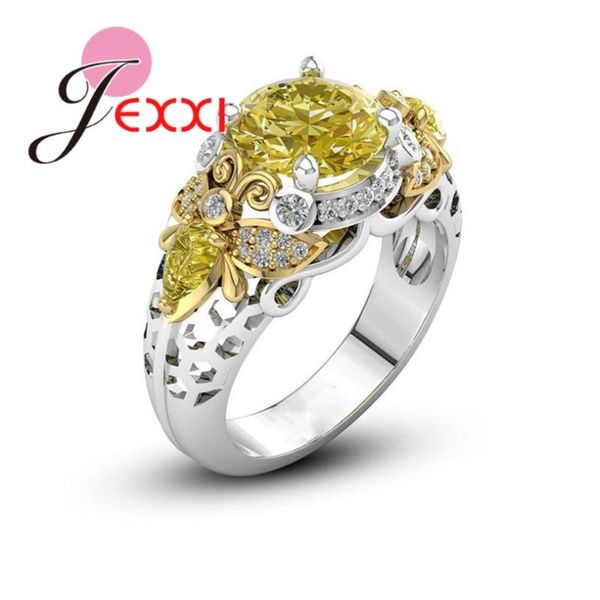 cluster rings trendy yellow crystal rhinestone bee chunky 925 sterling silver lemon stone rock hip hop jewelry fine bijoux, Golden;silver
cluster rings trendy yellow crystal rhinestone bee chunky 925 sterling silver lemon stone rock hip hop jewelry fine bijoux, Golden;silver