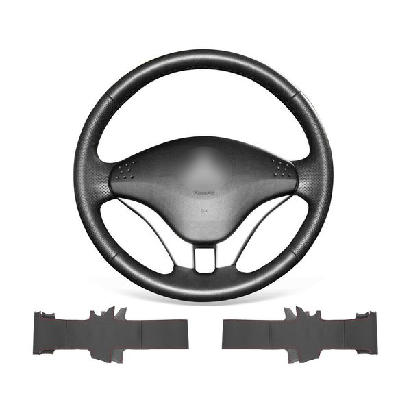 diy hand stitched soft non-slip black leather steering wheel cover for mitsubishi pajero 2008-2011 v73
diy hand stitched soft non-slip black leather steering wheel cover for mitsubishi pajero 2008-2011 v73