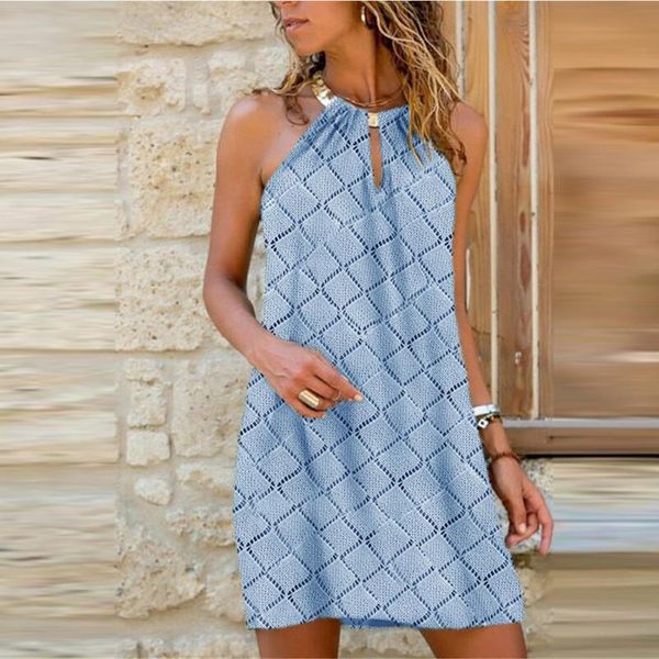 casual dresses hillsionly plus size fashion summer dress women's metal hanging neck diamond print sleeveless mini sundress, Black;gray
casual dresses hillsionly plus size fashion summer dress women's metal hanging neck diamond print sleeveless mini sundress, Black;gray