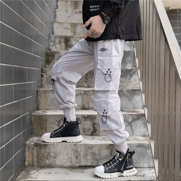 2021 overalls men's cargo functional national fashion leggings hip hop sports leisure harem pants, Blue
2021 overalls men's cargo functional national fashion leggings hip hop sports leisure harem pants, Blue