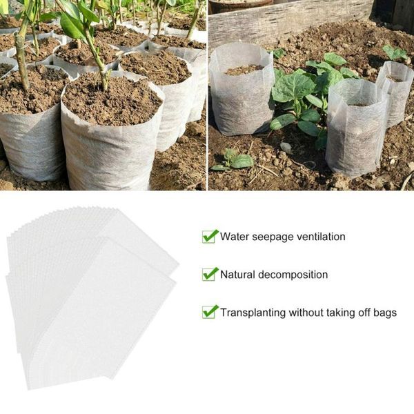 planters & pots 100pcs /lot biodegradable bags for nursery plant growing vegetable garden cultivation wholesale
planters & pots 100pcs /lot biodegradable bags for nursery plant growing vegetable garden cultivation wholesale